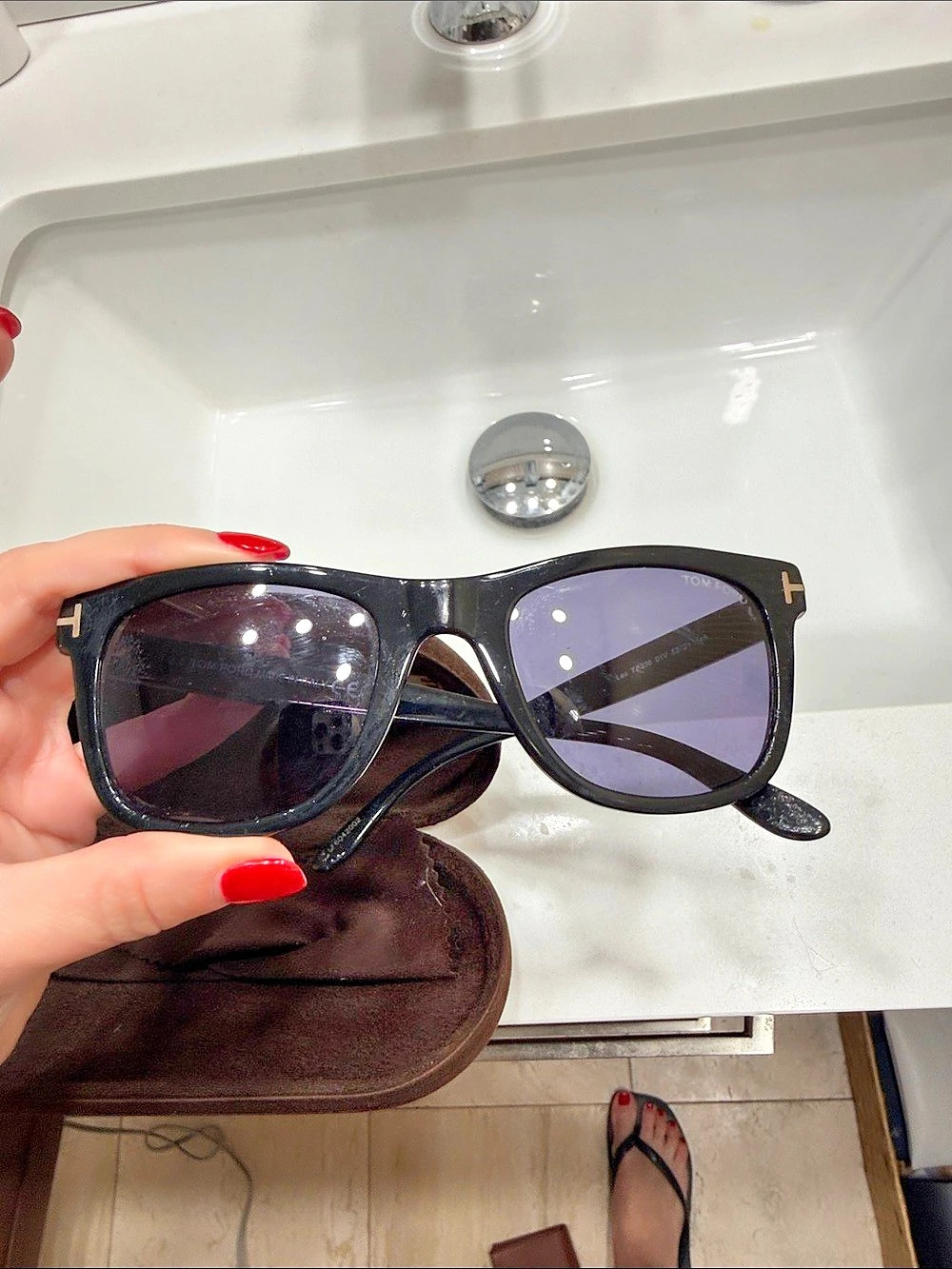 Tom Ford Women's Black & Gold Sunglasses